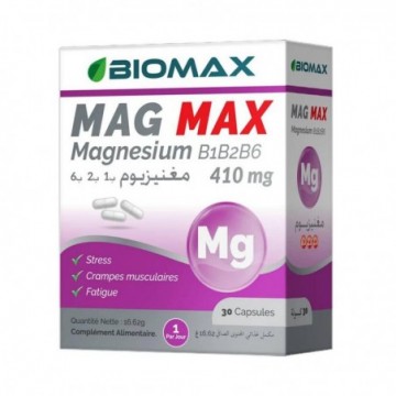 MAG MAX: Magnésium B1+B2+B6